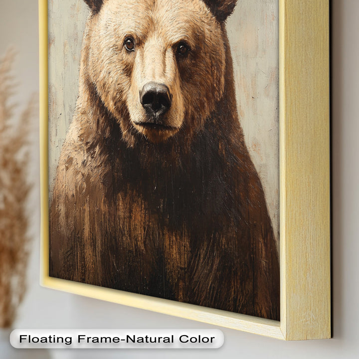 Brown Bear Portrait - Animal Oil Painting