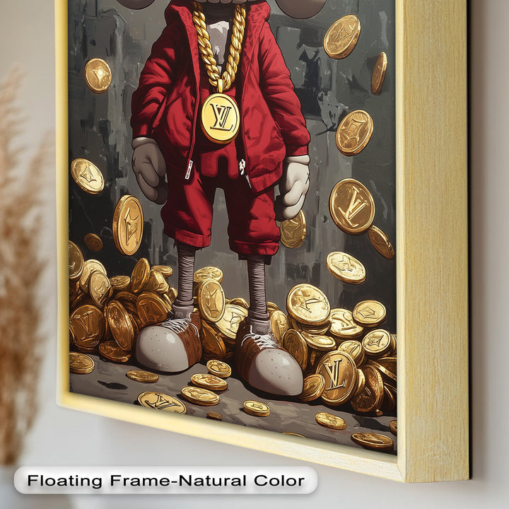 Luxury Drop – KAWS Companion Oil Painting