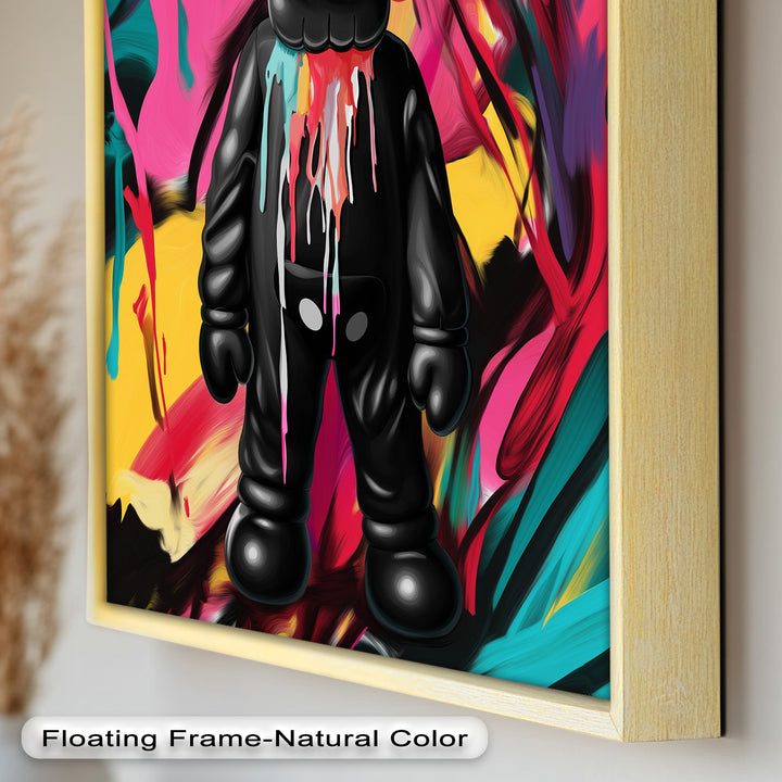 Meltdown Companion – Color Splash KAWS Oil Painting