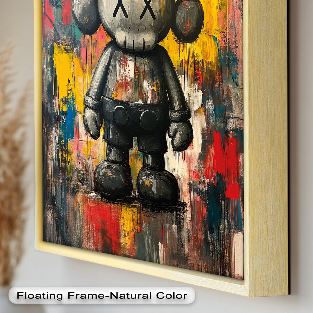 Urban Grit – KAWS Companion Oil Painting