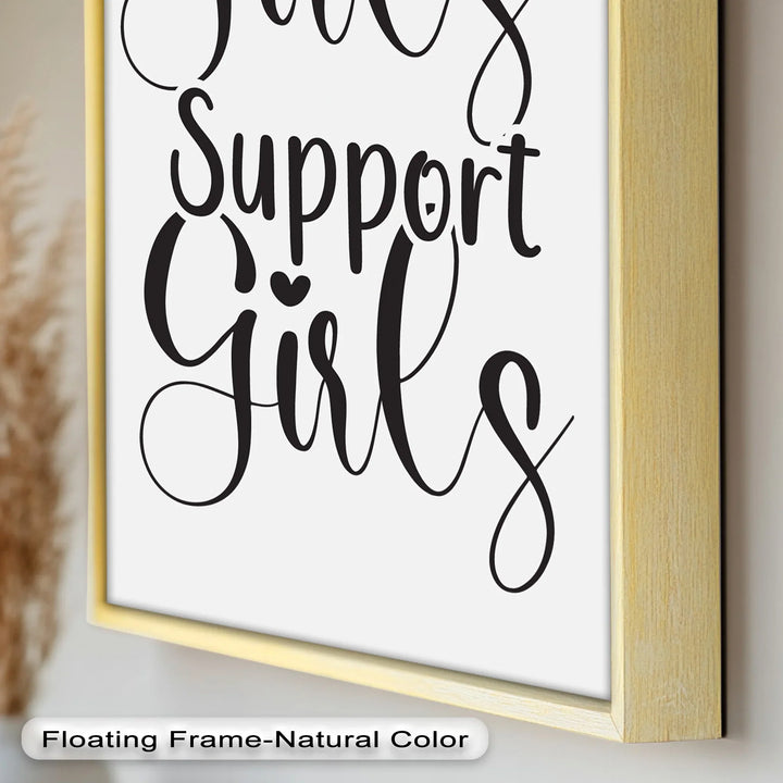 Girls Support Girls – Oil Painting - MyPhotoStation