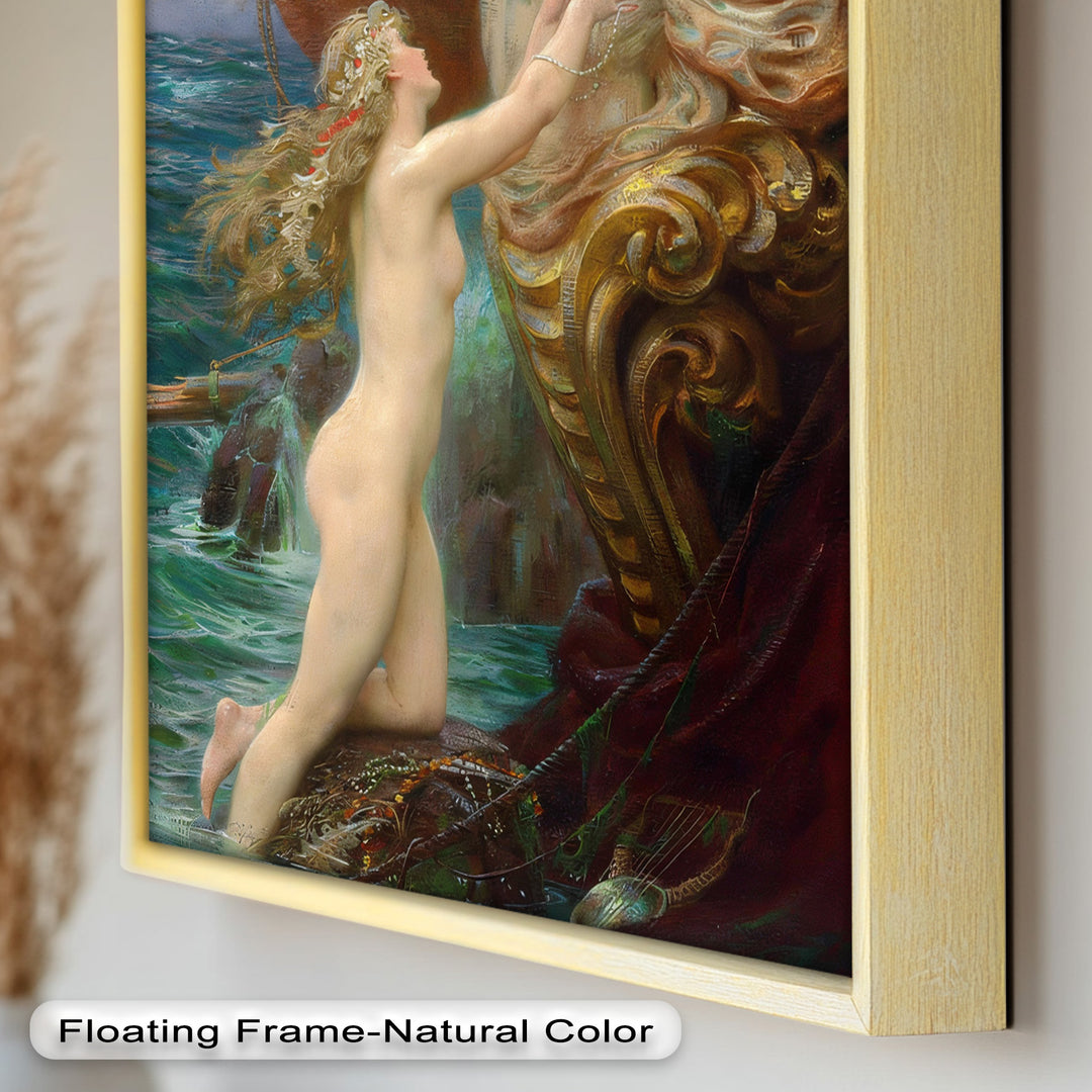 Galatea’s Awakening – Mythological Nude Oil Painting