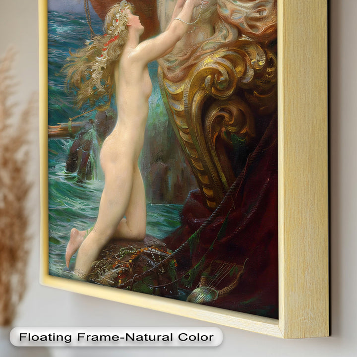 Galatea’s Awakening – Mythological Nude Oil Painting