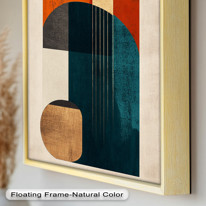 Modern Resonance – Abstract Geometric Oil Painting