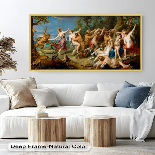 The Ravishing of the Maenads – Mythological Oil Painting - MyPhotoStation