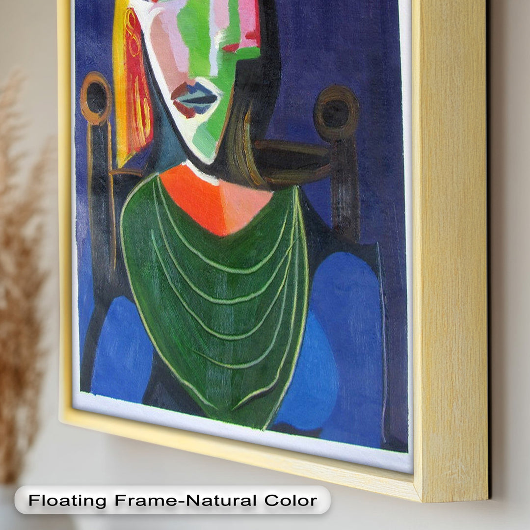 Woman in a Blue Hat – Picasso Oil Painting