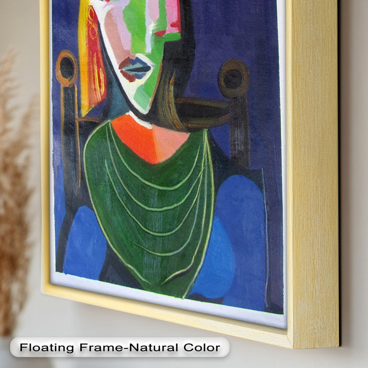 Woman in a Blue Hat – Picasso Oil Painting