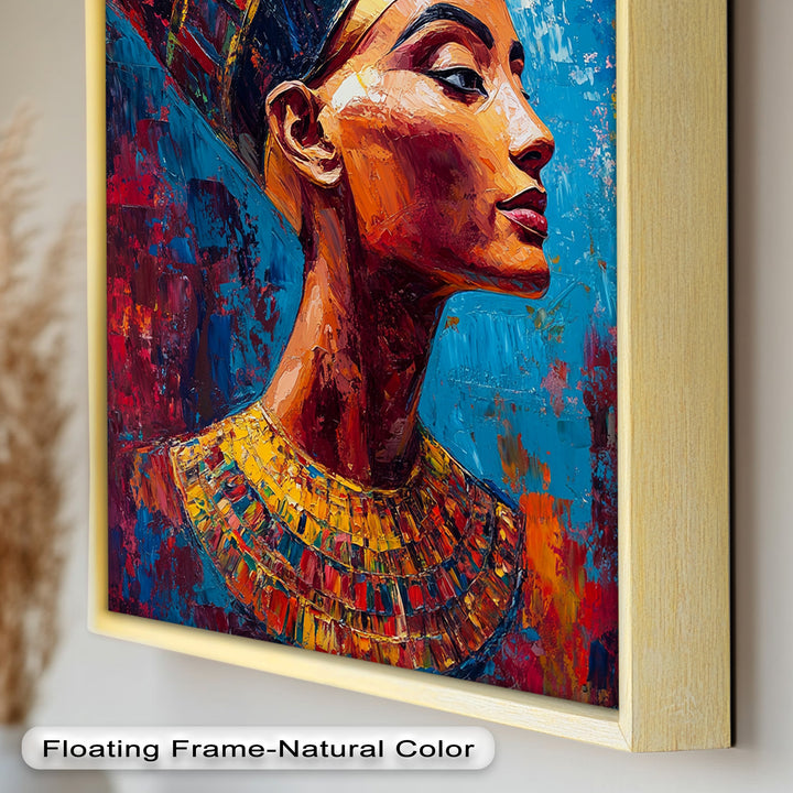 Fauvist Queen – Royal Profile Oil Painting