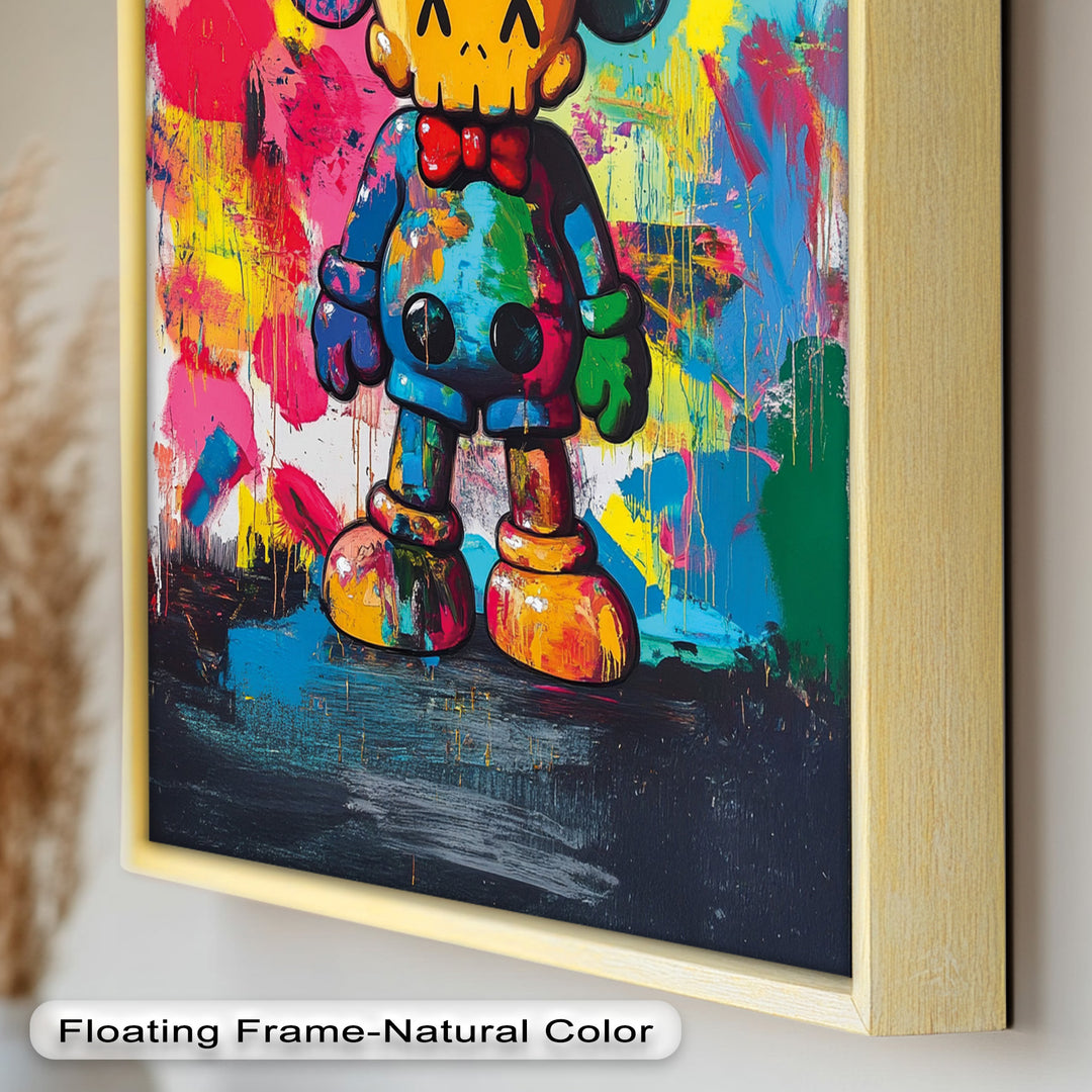 Color Riot Companion – KAWS Oil Painting