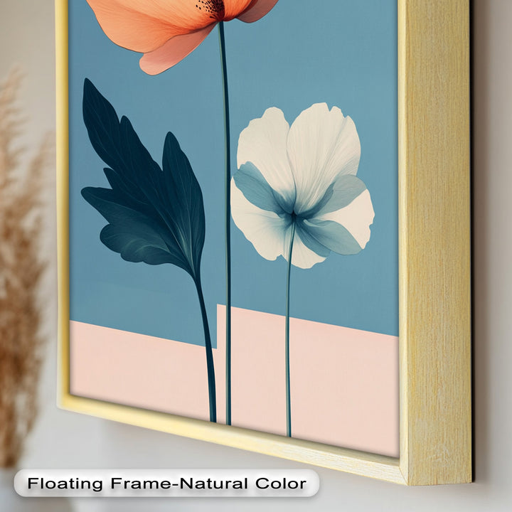 Serene Bloom – Boho Floral Oil Painting