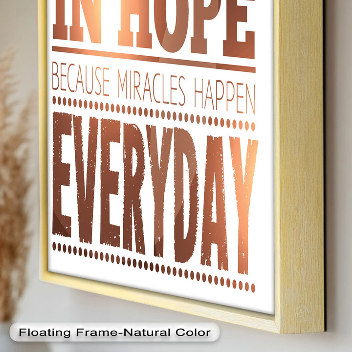 Believe in Hope – Motivational Oil Painting - MyPhotoStation