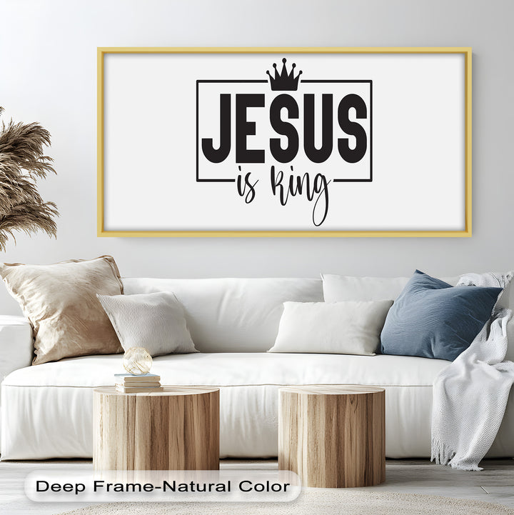 Jesus Is King – Christian Oil Painting