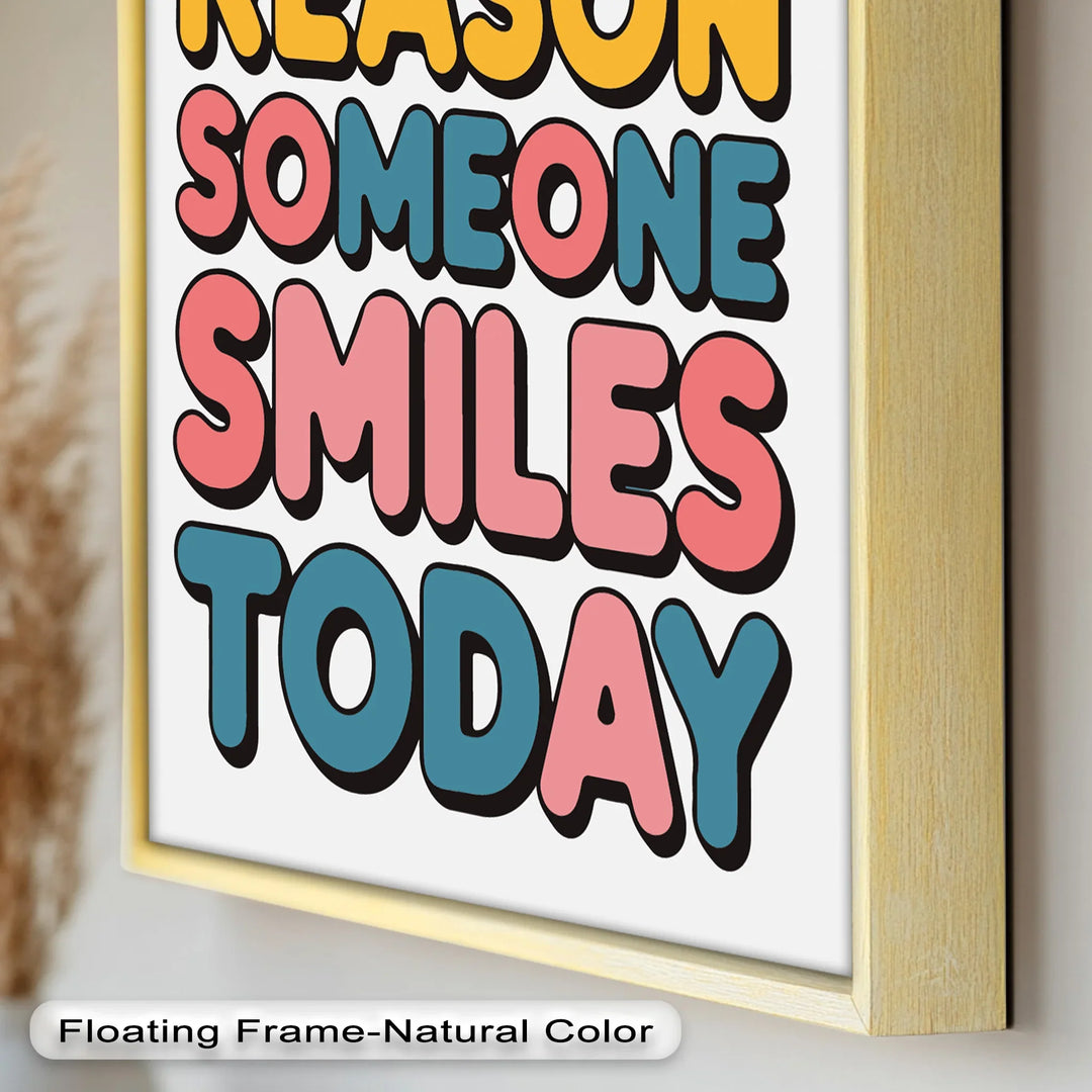 Be the Reason Someone Smiles – Oil Painting - MyPhotoStation