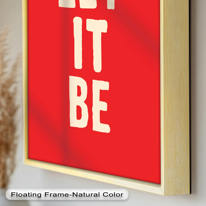 Let It Be – Red Oil Painting - MyPhotoStation
