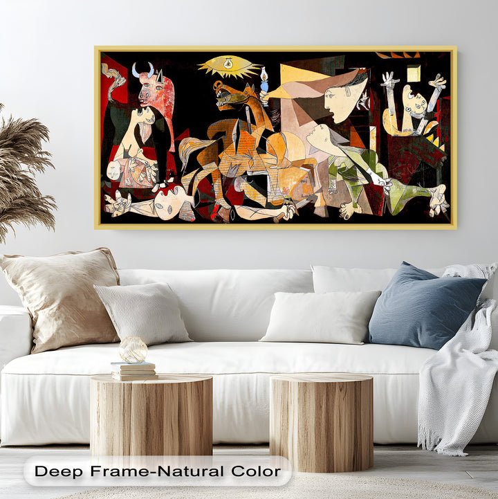 Fragmented Reflection – Abstract Portrait Picasso Oil Painting