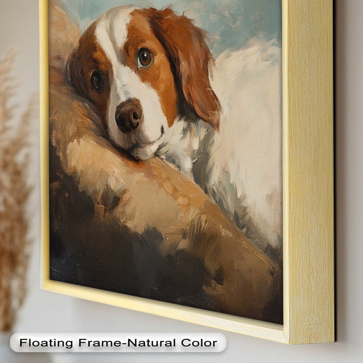 Resting Soul – Loyal Dog Animal Oil Painting