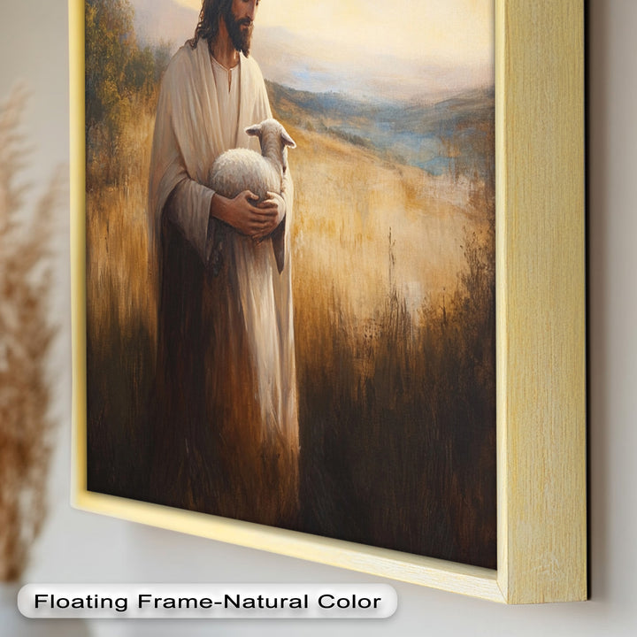 Psalm 23:1 – The Lord is My Shepherd Bible Verse Oil Painting