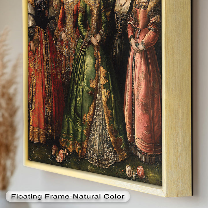 Königliches Hofporträt – Ölgemälde der Renaissance-Aristokratie