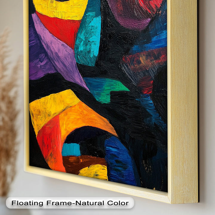 Abstract Eye Expression – Fauvism Oil Painting