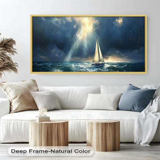 Beacon of Hope – Boat Oil Painting - MyPhotoStation