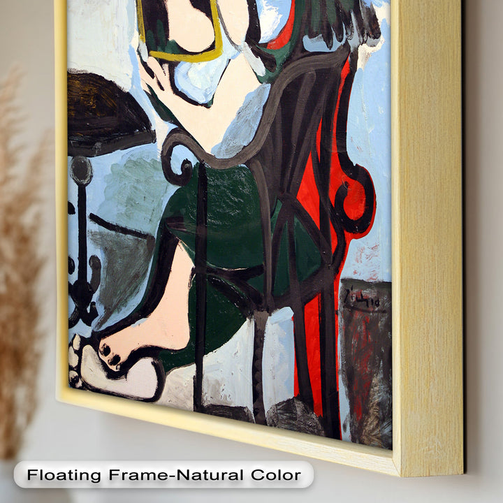 Reflexionen im Rahmen – Kubistisches Spiegelporträt Picasso Ölgemälde