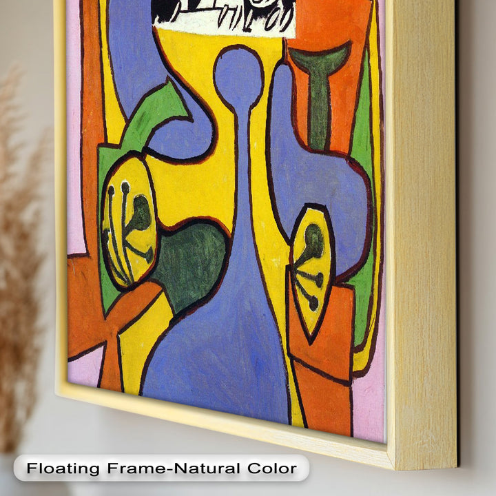 The Mask of Form – Bold Geometric Expression Picasso Oil Painting