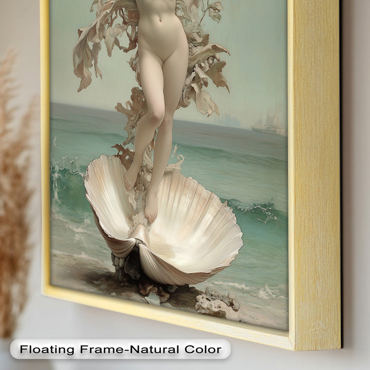 Ethereal Awakening – Renaissance Venus Rising Oil Painting