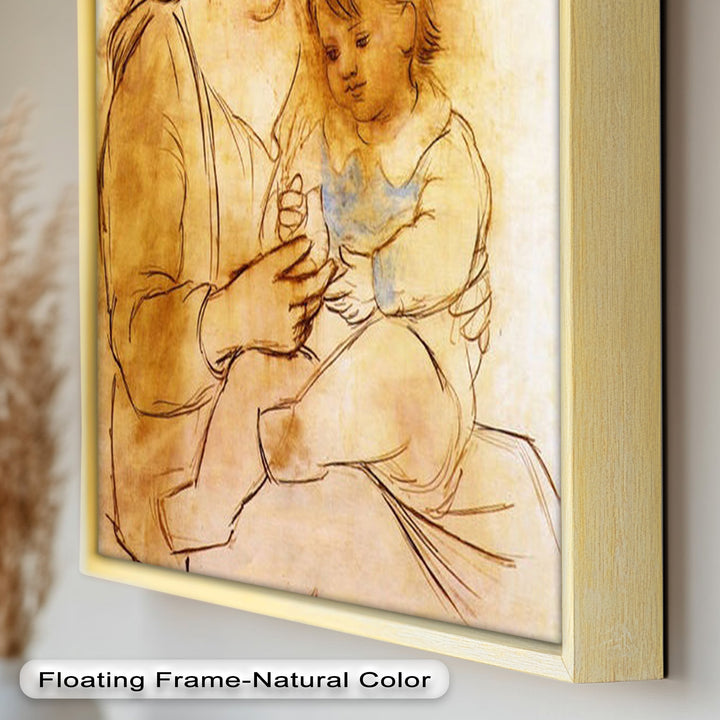 Tender Affection – Mother and Child Picasso Oil Painting