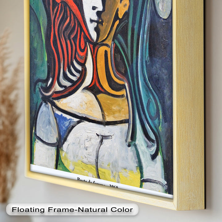 Dual Gaze – Buste de Femme Inspired Picasso Oil Painting