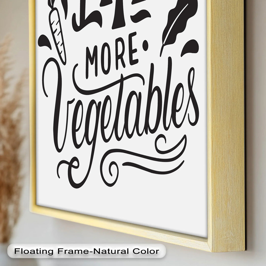 Eat More Vegetables – Modern Oil Painting - MyPhotoStation