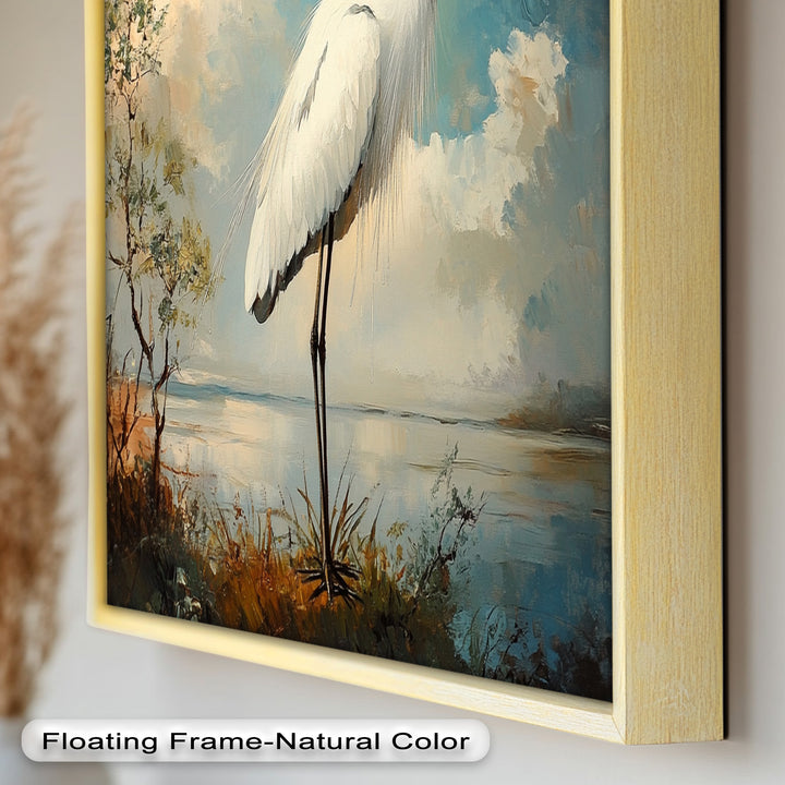 Grace of the Marshlands – Animal Oil Painting
