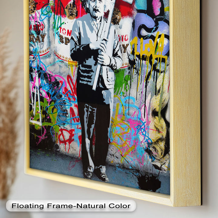 Einstein’s Protest – Banksy Oil Painting