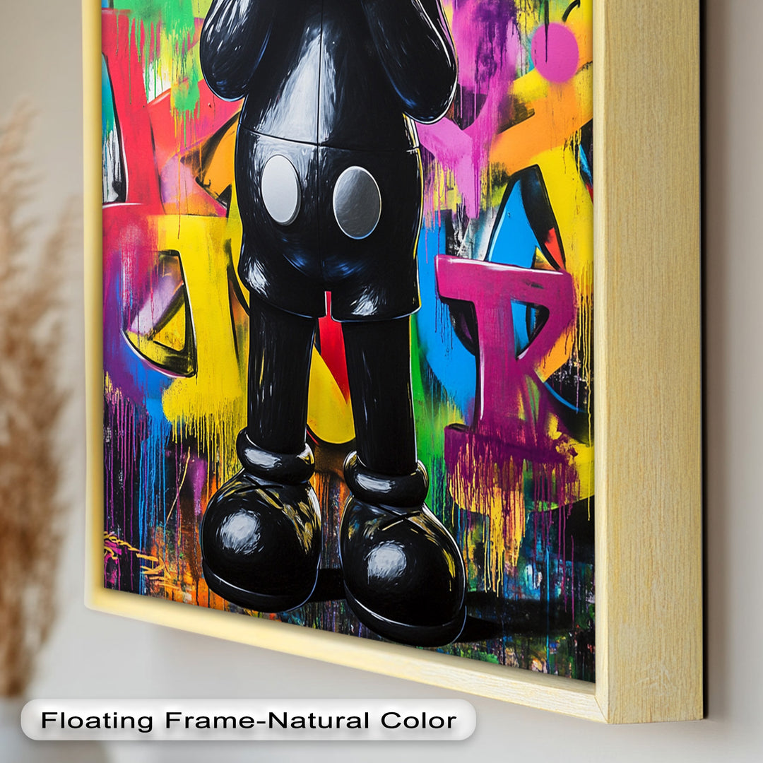 Behind the Hands – KAWS Oil Painting