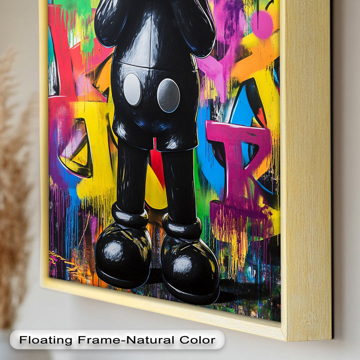 Behind the Hands – KAWS Oil Painting