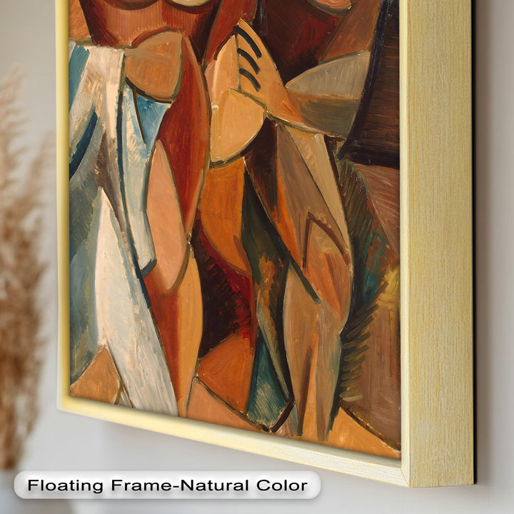 Embrace in Earth Tones – Picasso Oil Painting