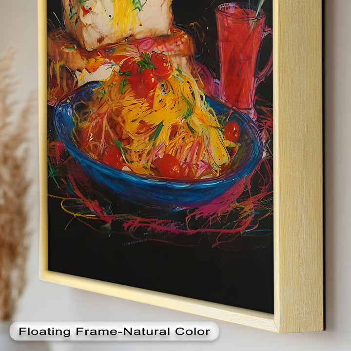 Gourmet-Sandwich und Pasta-Explosion - Food Painting