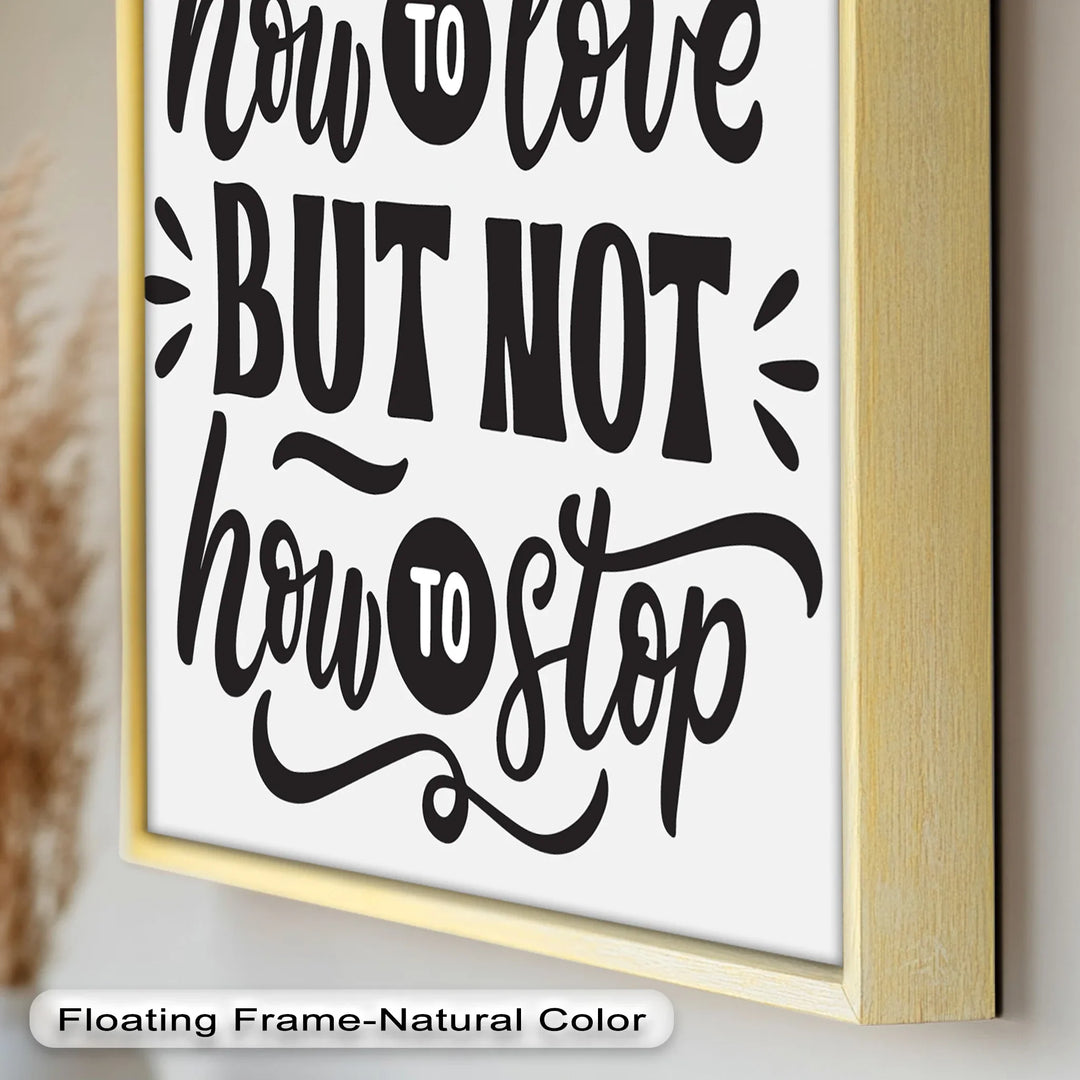 How to Love – Framed Oil Painting - MyPhotoStation