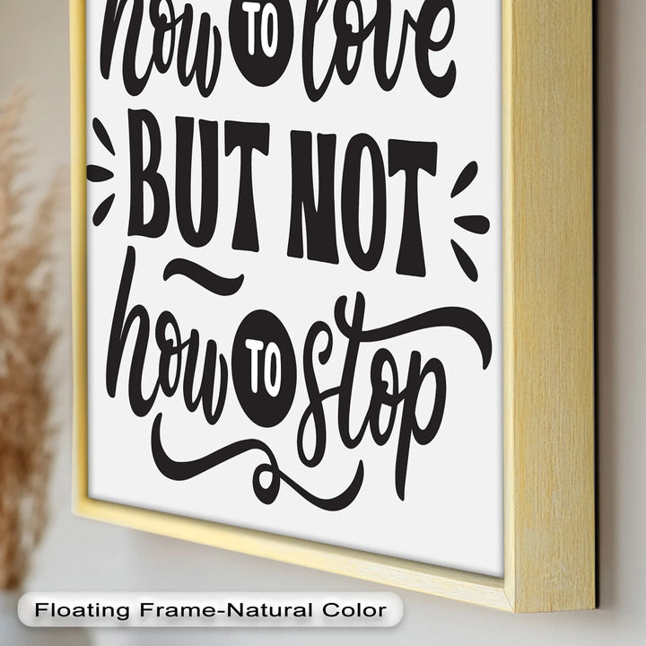 How to Love – Framed Oil Painting - MyPhotoStation