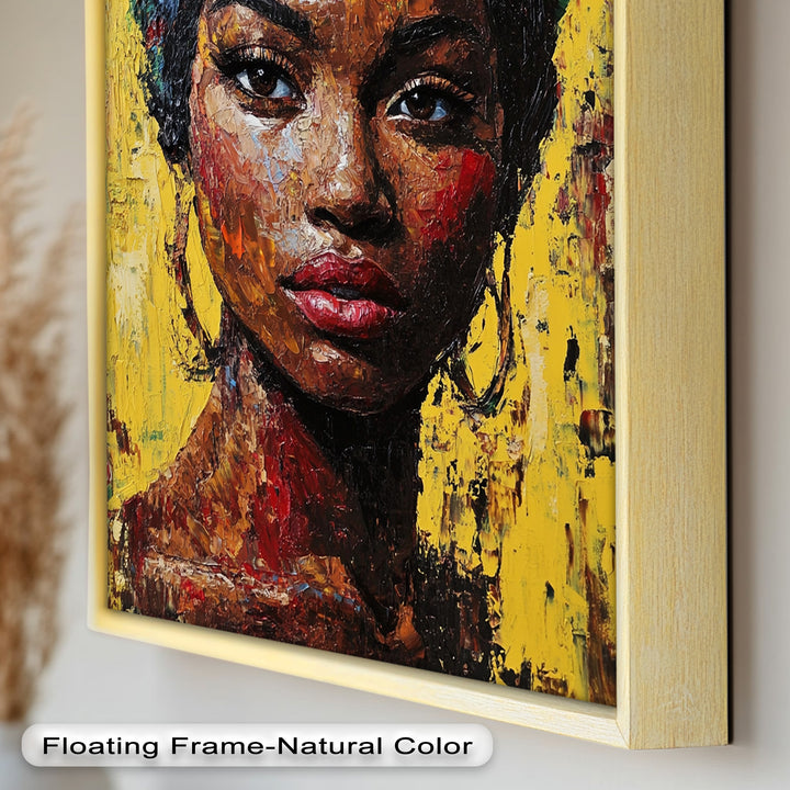 Radiant Soul – Bold Portrait Oil Painting in Fauvist Style