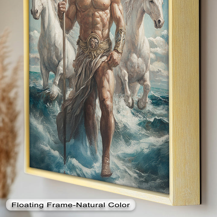 Lord of the Waves – Mythic Sea God Oil Painting
