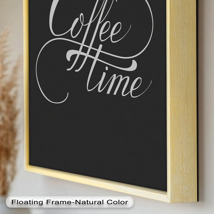 Coffee Time Script Art – Calligraphy Oil Painting - MyPhotoStation