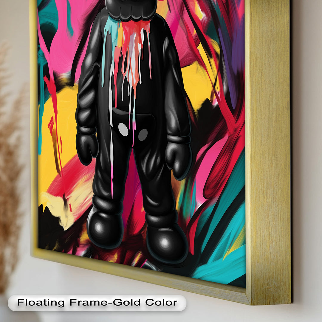 Meltdown Companion – Color Splash KAWS Oil Painting