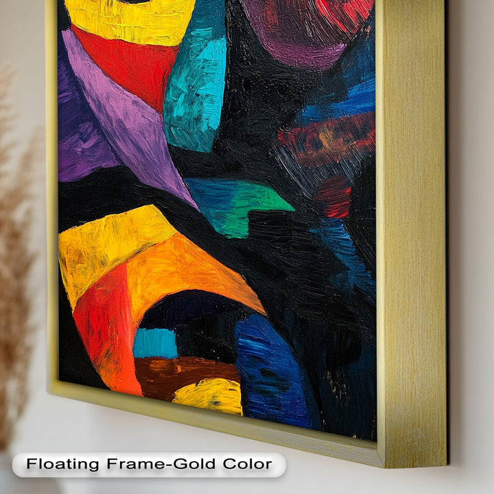 Abstract Eye Expression – Fauvism Oil Painting