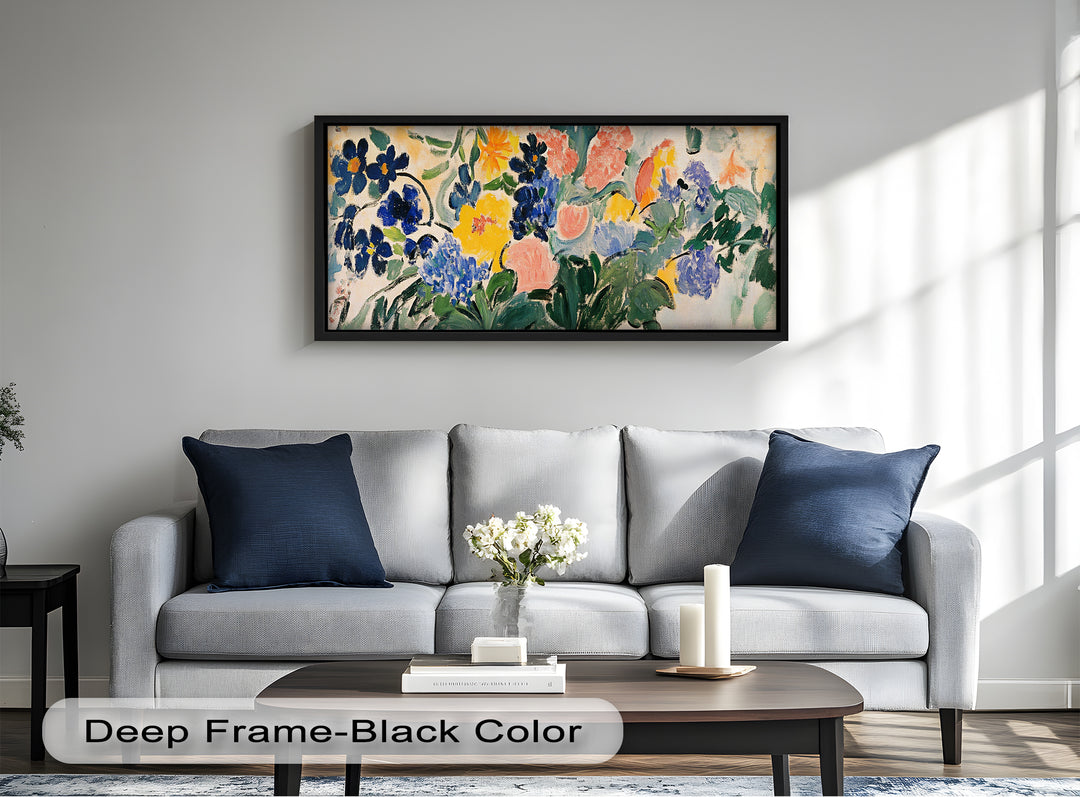 Fauvist Floral Explosion – Colorful Expressionist Oil Painting