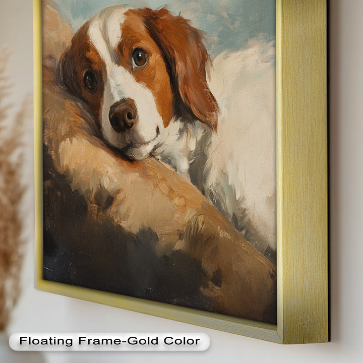 Resting Soul – Loyal Dog Animal Oil Painting