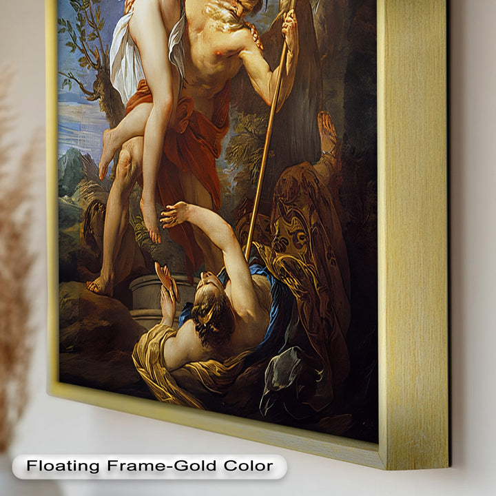 The Seizure of Beauty by Time – Mythological Renaissance Nude Oil Painting