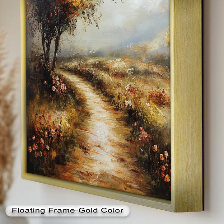 Winding Path Landscape - Impressionism Oil Painting