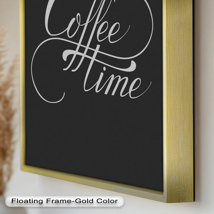 Coffee Time Script Art – Calligraphy Oil Painting - MyPhotoStation