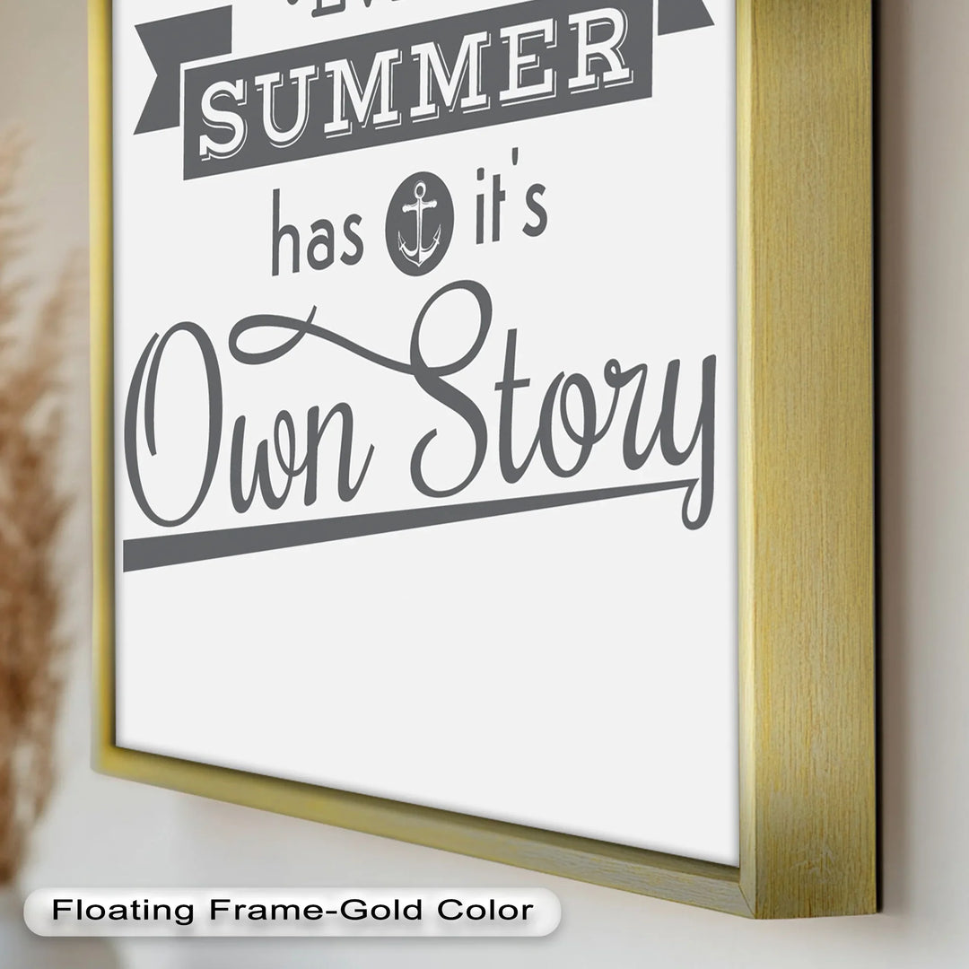 Every Summer Has Its Own Story – Oil Painting - MyPhotoStation