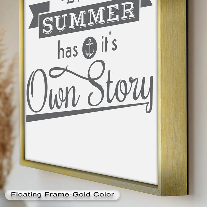 Every Summer Has Its Own Story – Oil Painting - MyPhotoStation
